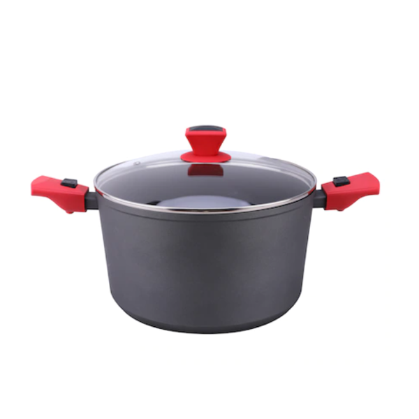 ქვაბი Amercook AC-0108905.24 24Sm Black Red