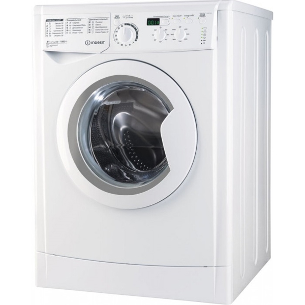 სარეცხი მანქანა Indesit E2SD 2160A B EU, 6kg, A++, 1000Rpm, 38L, White