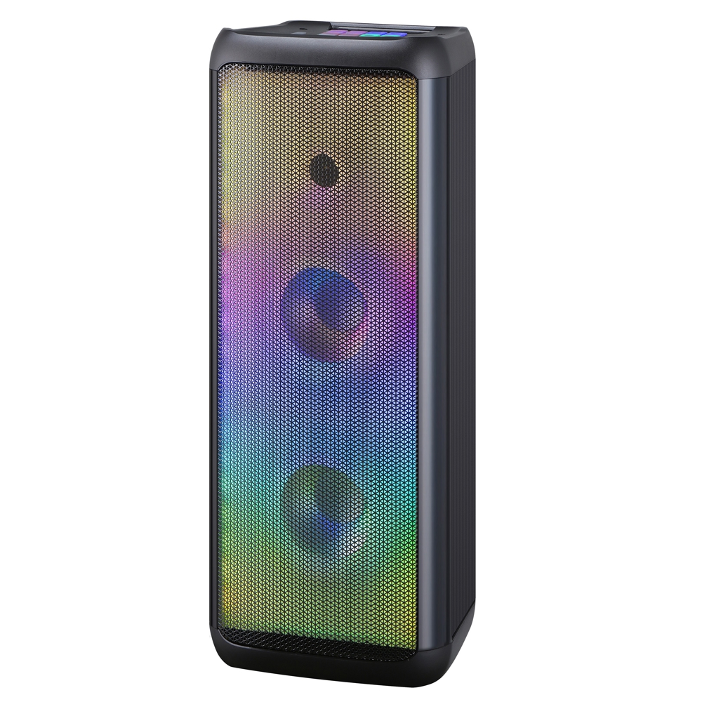 პორტატული აკუსტიკური სიტემა 2E Party Boom High Power, 200 TWS, USB, Full LED, DJ Effects, Wireless, Black