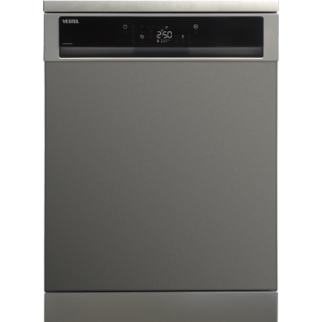 ჭურჭლის სარეცხი მანქანა Vestel DWA4510B3X LCD, A+++, 9L, Dishwasher, Silver