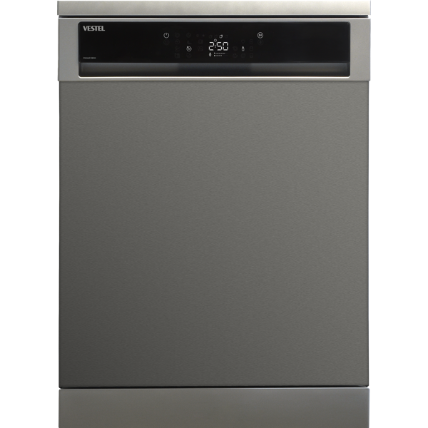 Vestel DWA4510B3X LCD, A+++, 9L, Dishwasher, Silver