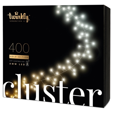 Smart LED განათება Twinkly TWC400GOP-BEU Cluster AWW, 400, Gen II, IP44