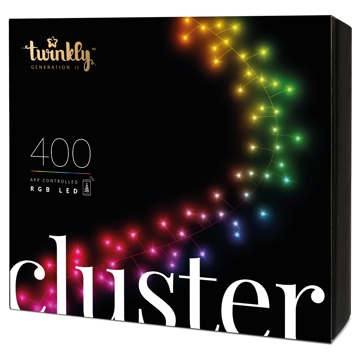 Smart LED განათება Twinkly TWC400STP-BEU Cluster RGB, 400, Gen II, IP44