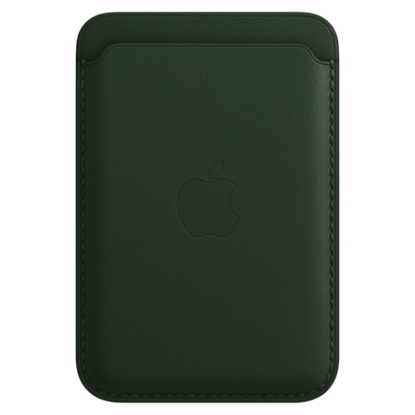  ტყავის საფულე iPhone MM0X3ZM/A Leather Wallet With Magsafe Sequoia Green 