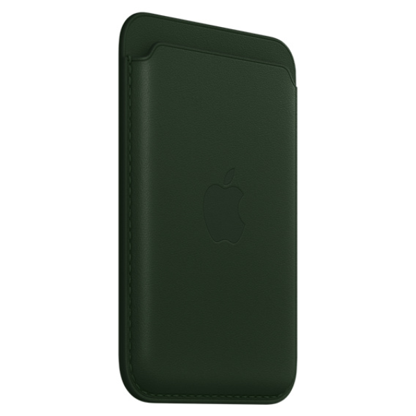  ტყავის საფულე iPhone MM0X3ZM/A Leather Wallet With Magsafe Sequoia Green 