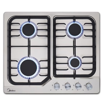 Midea MG687X Gas Hob Silver