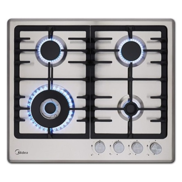 Midea MG696TX Gas Hob Silver