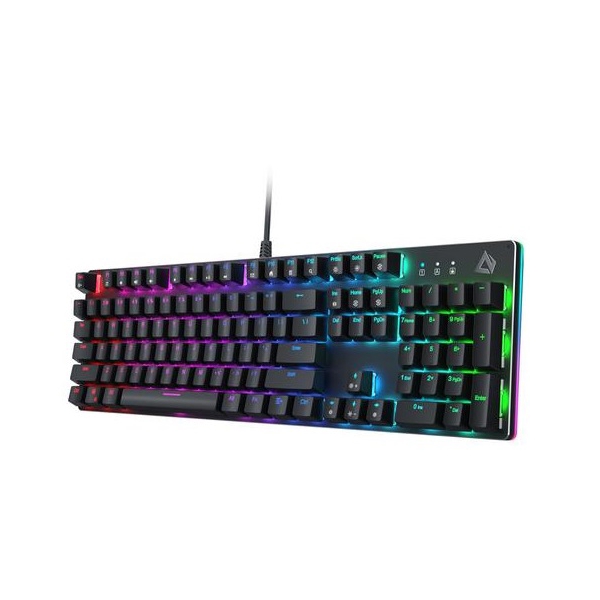 კლავიატურა Aukey KMG12 Mechanical Keyboard 104 Key With Gaming Software Black