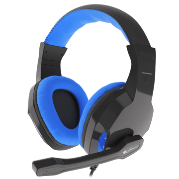 ყურსასმენი Genesis ARGON 100, 3.5mm Jack, Gaming Headset, Black/Blue