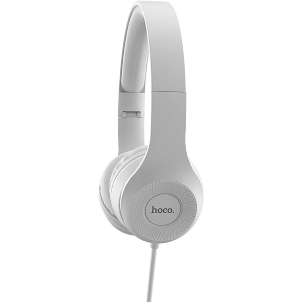 ყურსასმენი Hoco W21Graceful charm Wired headphones 3.5mm Jack, Gray