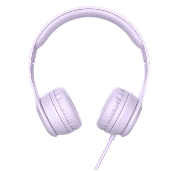 ყურსასმენი HOCO W21 Graceful charm wird headphones 3.5mm Jack Purple