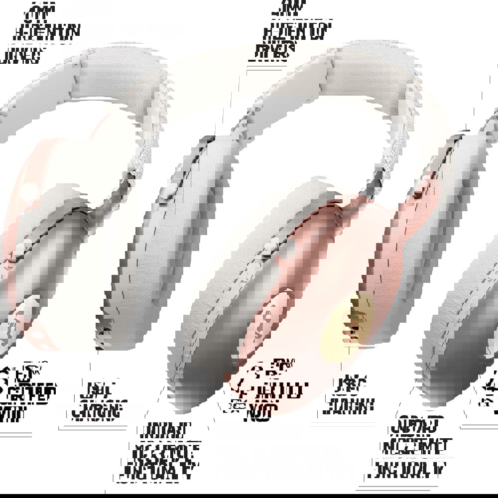ყურსასმენი House OF Marley EM-JH151-CP Positive Vibration XL ANC Wireless, USB, Bluetooth Cooper