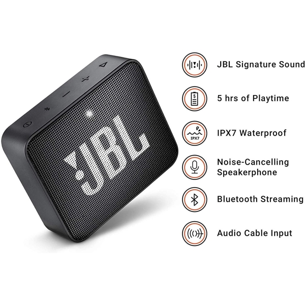 დინამიკი JBL JBLGO2BLK Wireless Bluetooth speaker Black