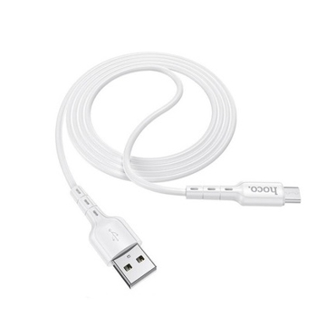 USB კაბელი Hoco DU01 1M USB to Micro USB White