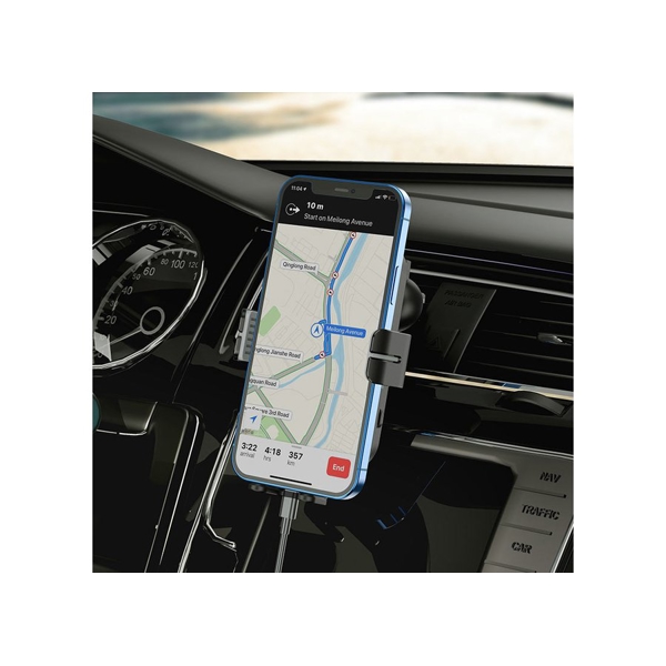 ტელეფონის სამაგრი Hoco Car Wireless Charger Holder CA80 Buddy Black