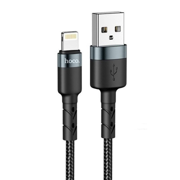 USB კაბელი Hoco SU99 Plus Charging data cable for Lightning 2m Black