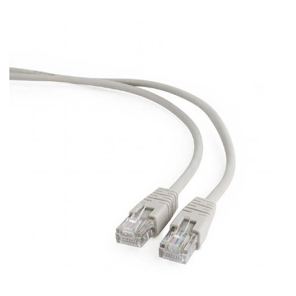 ქსელის კაბელი Gembird PP12-7.5M, CAT5e, UTP, Patch cord, 7.5m, Grey