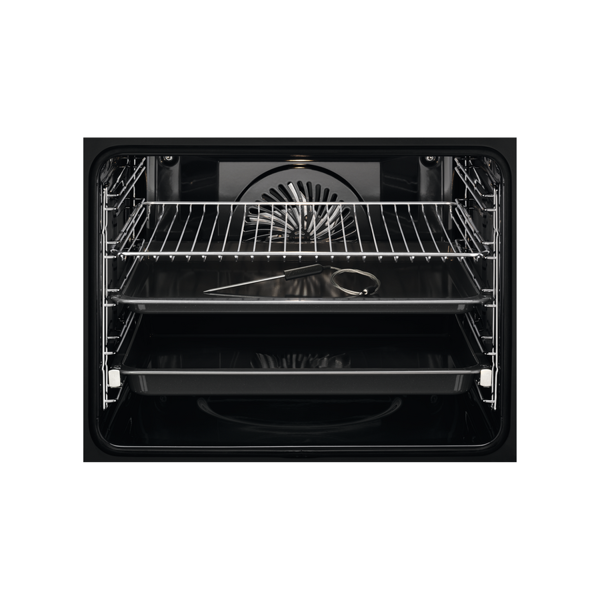 ჩასაშენებელი ელექტრო ღუმელი AEG BPK558370M 71L, 3500W Black