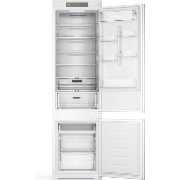 ჩასაშენებელი მაცივარი Whirlpool WHC20 T352 built In Fridge Freezer Total No Frost, 280L, A++, 32 dB, White