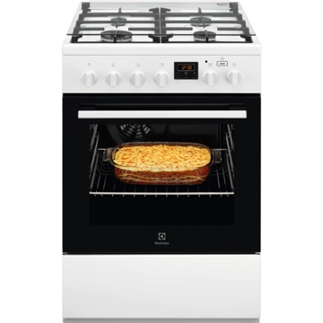 Electrolux RKK660201W, 4 Gas, Oven, White