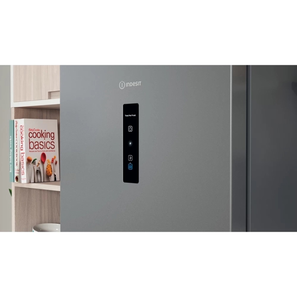 მაცივარი Indesit ITI 5181 S UA, 326L, A+, 40Db, Silver