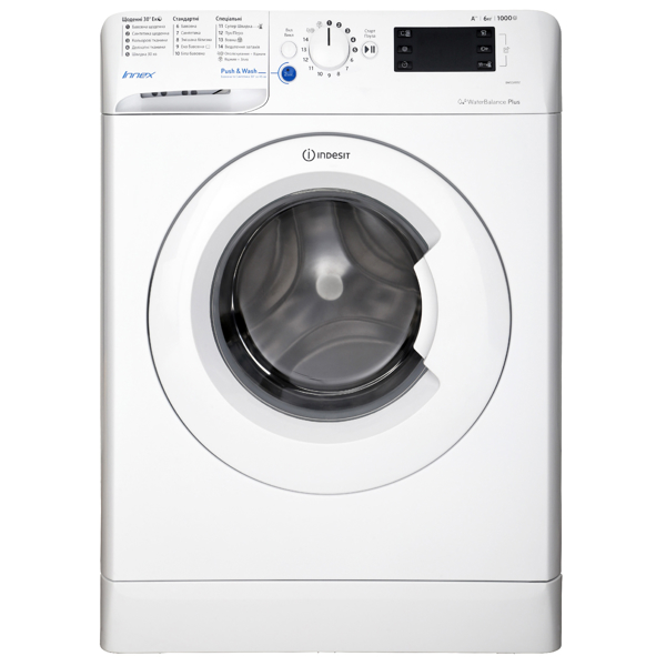  სარეცხი მანქანა Indesit BWSE 61052 W UA Washing Machine 6 KG, 1000 RPM, A++, White