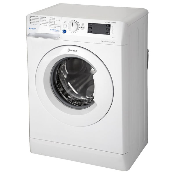  სარეცხი მანქანა Indesit BWSE 61052 W UA Washing Machine 6 KG, 1000 RPM, A++, White