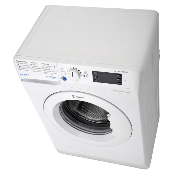  სარეცხი მანქანა Indesit BWSE 61052 W UA Washing Machine 6 KG, 1000 RPM, A++, White