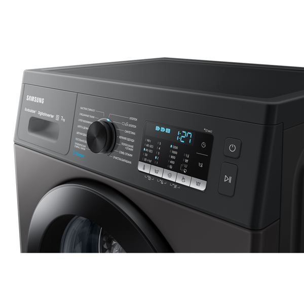 სარეცხი მანქანა Samsung WW70A5S21KXLP 7kg , A+++, 1200Rpm, Gray