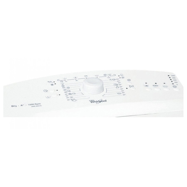 სარეცხი მანქანა  Whirlpool AWE 60410, A++, 6 KG, 1000 RPM, 59Db, White