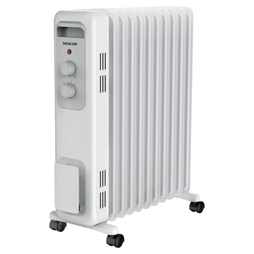 ზეთის გამათბობელი Sencor SOH 3211WH, 2300W, Oil Radiator, White