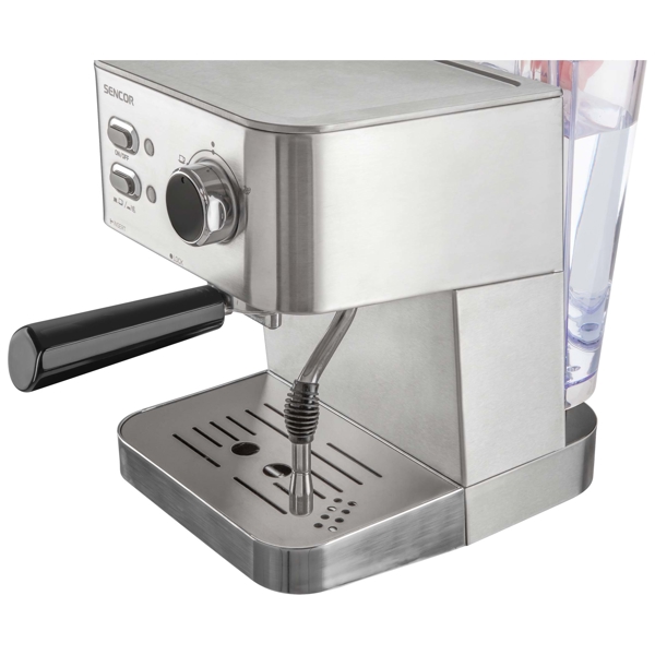 Sencor SES 4010SS Espresso Machine, 15 Bar, 1.5L, 1050W, Silver