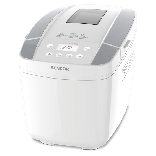 პურის საცხობი Sencor SBR 0770WH, 800W, Bread Maker, White