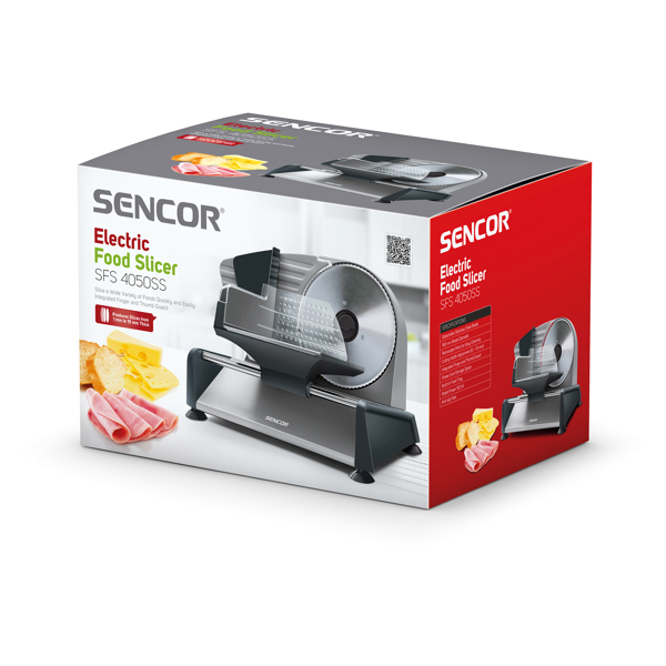 სლაისერი Sencor 4050SS 150W, 15mm, Slicer Silver