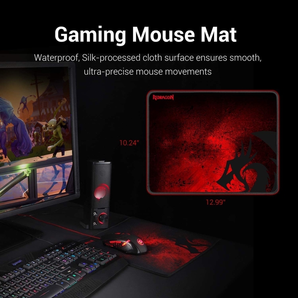 გეიმინგ კომპლექტი Redragon S101-BA, Mouse, Keyboard, Headset, Mouse Pad