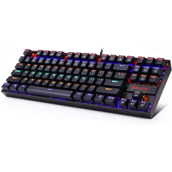 კლავიატურა Redragon Kumara Mechanical Gaming Keyboard, RGB, USB, Black