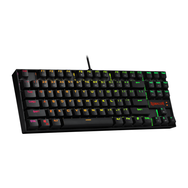 კლავიატურა Redragon Kumara Mechanical Gaming Keyboard, RGB, USB, Black