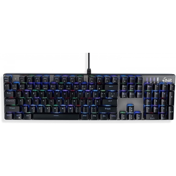 კლავიატურა Mediarange MRGS101, Mechanical Gaming Keyboard, RGB, USB, Black