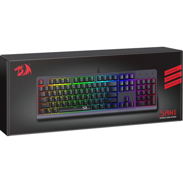 კლავიატურა Redragon Sani Mechanical gaming keyboard, RGB, Black