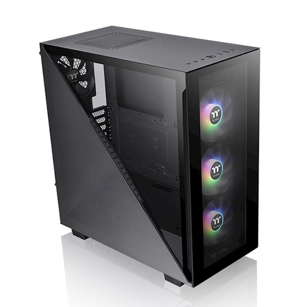 ქეისი Thermaltake Divider 300, Mid Tower, ARGB, Tempered Glass, Black