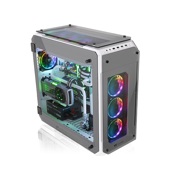 ქეისი Thermaltake View 71, Full Tower, Tempered Glass, White