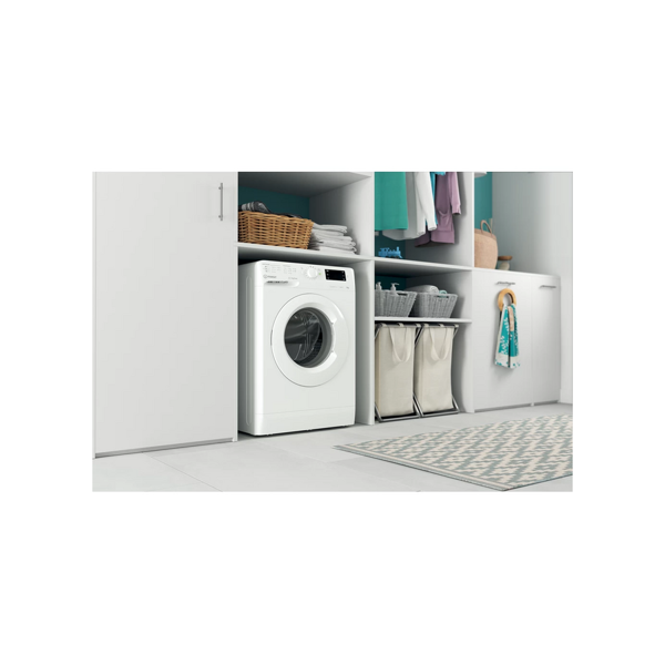 სარეცხი მანქანა Indesit OMTWE 71483 W, 7Kg, 1400Rpm, 53Db, A +++, White