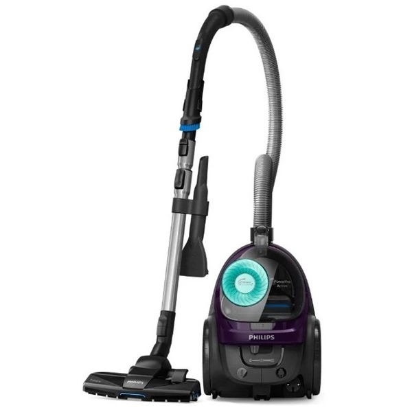 მტვერსასრუტი Philips FC9571/01, 1900W, 1.5L, 82Db,  Black/Purple