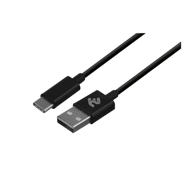 USB კაბელი 2E CCTAB-BL Type-C 1m Black