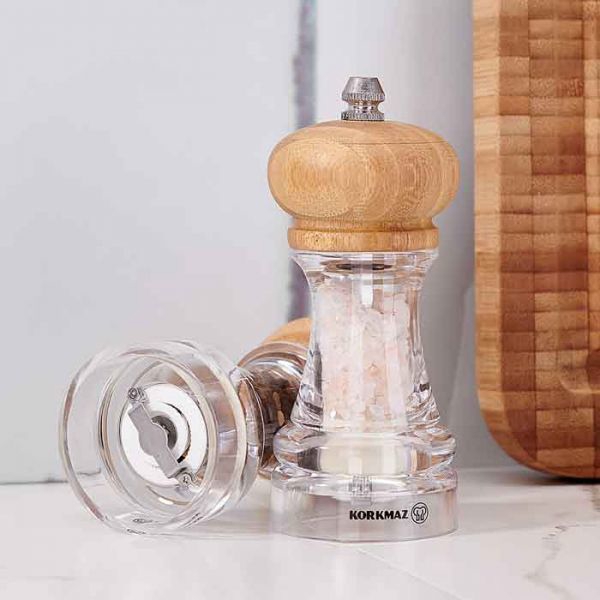 მარილის და წიწაკის საფქვავი Korkmaz A761 Glass
