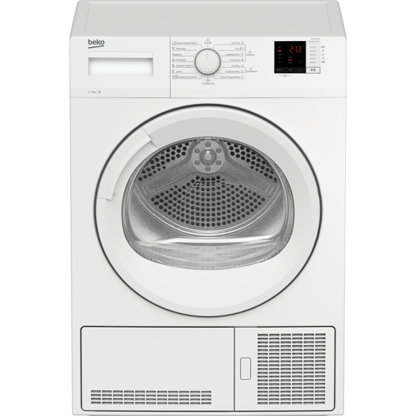 საშრობი მანქანა Beko DU 7112 PA1 Superia Tumble dryer 7Kg, 65 dB, White