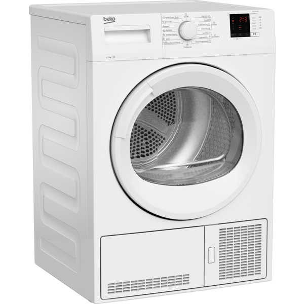 საშრობი მანქანა Beko DU 7112 PA1 Superia Tumble dryer 7Kg, 65 dB, White