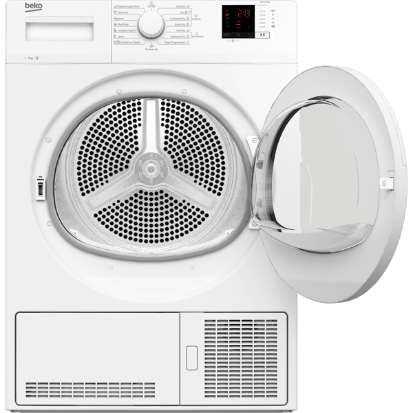 საშრობი მანქანა Beko DU 7112 PA1 Superia Tumble dryer 7Kg, 65 dB, White