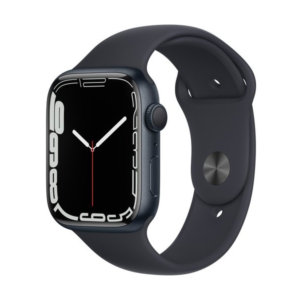  სმარტ საათი Apple MKN53RB/A Watch Series 7 GPS 45mm Midnight 