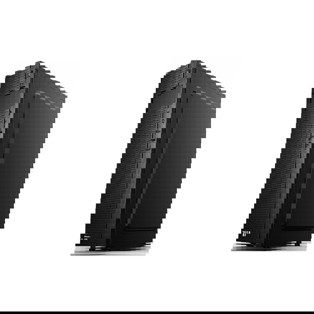 ქეისი 2E E185 Computer Case ALFA MidT, 2x USB2.0, 1x USB3.0, Steel (Side Panel), Without PSU, Black